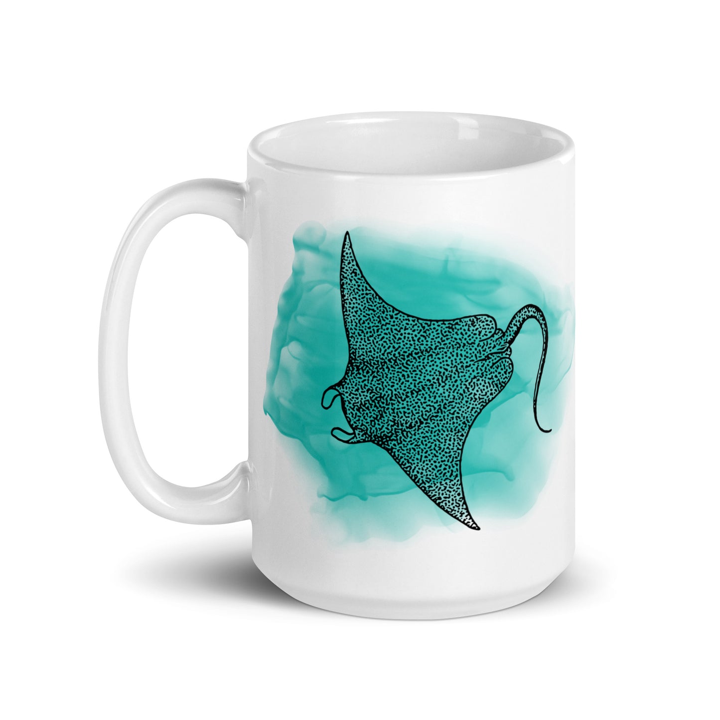 Watercolor Fish Mug