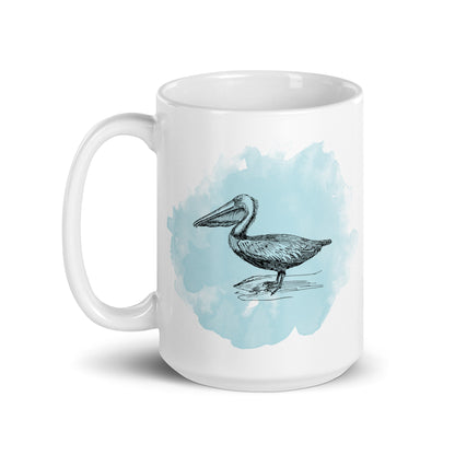 Watercolor Sea Birds Mug