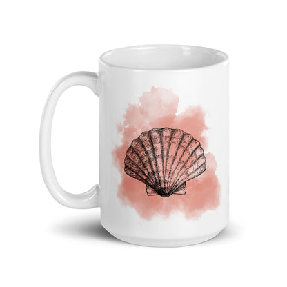 Watercolor Shells Mug